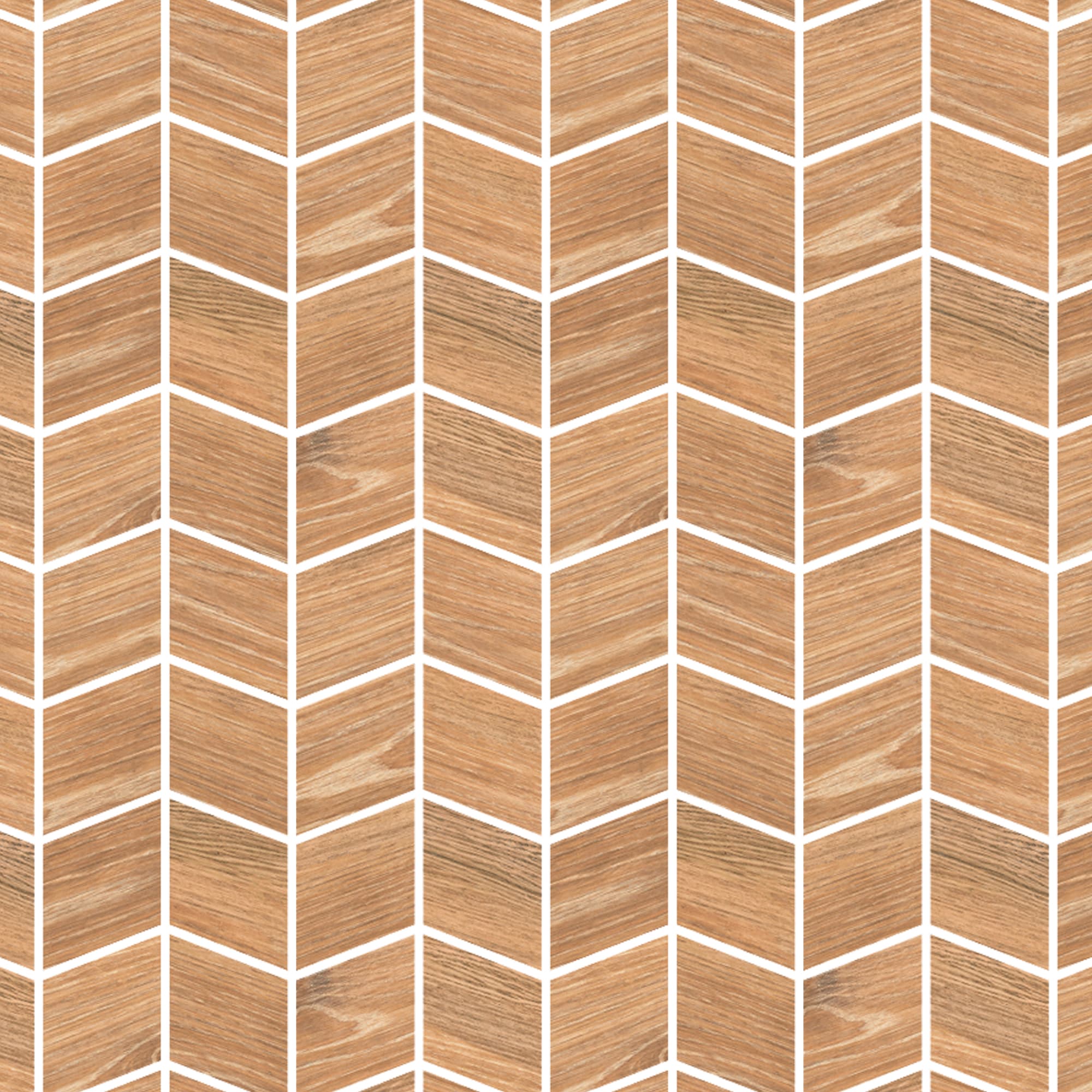 Mosaïque effet Bois Chêne Brun 27,5x24x1 cm Valdoro - Sol et mur intérieur