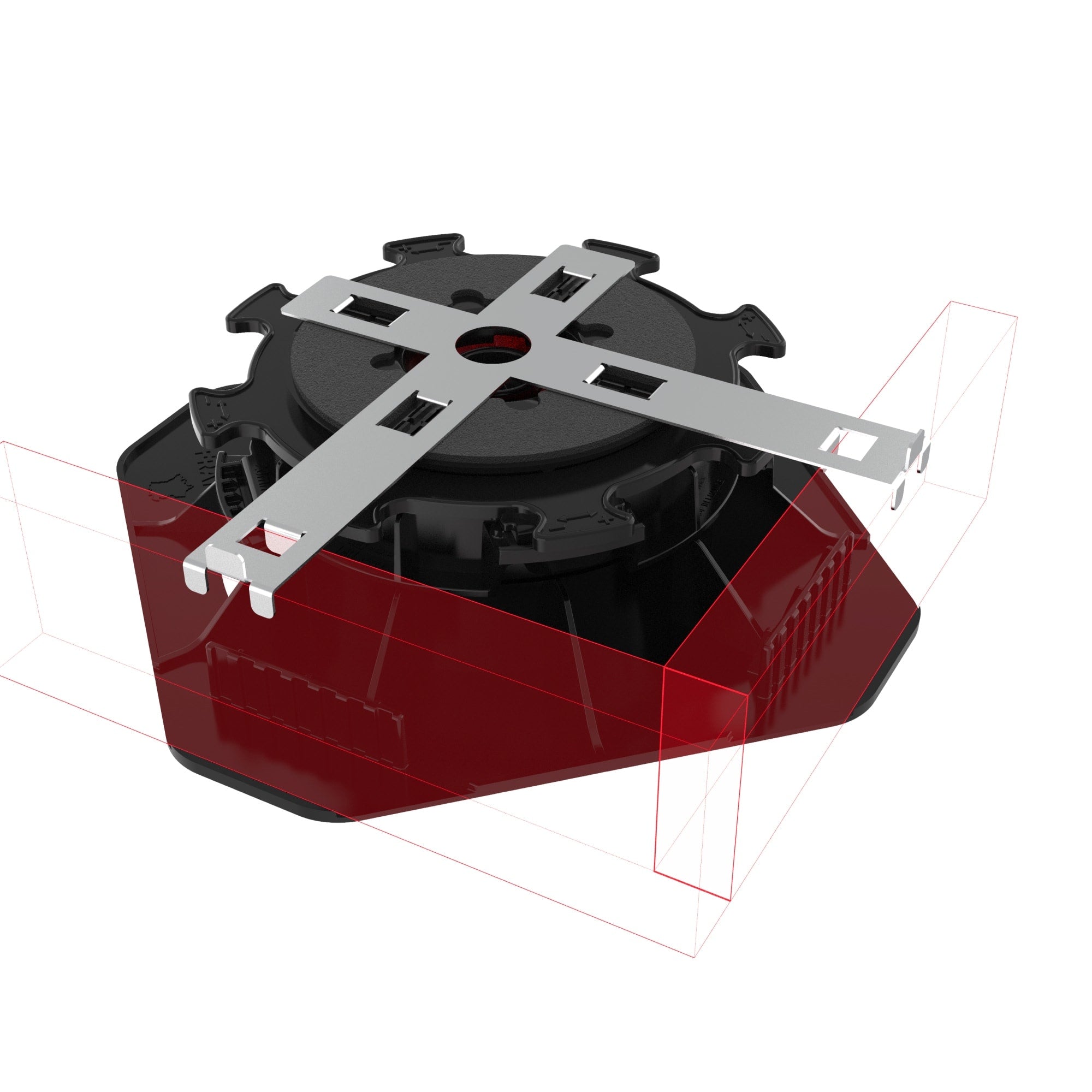 Clip de fixation d'angle pour plot autonivelant terrasse dalle - YEED