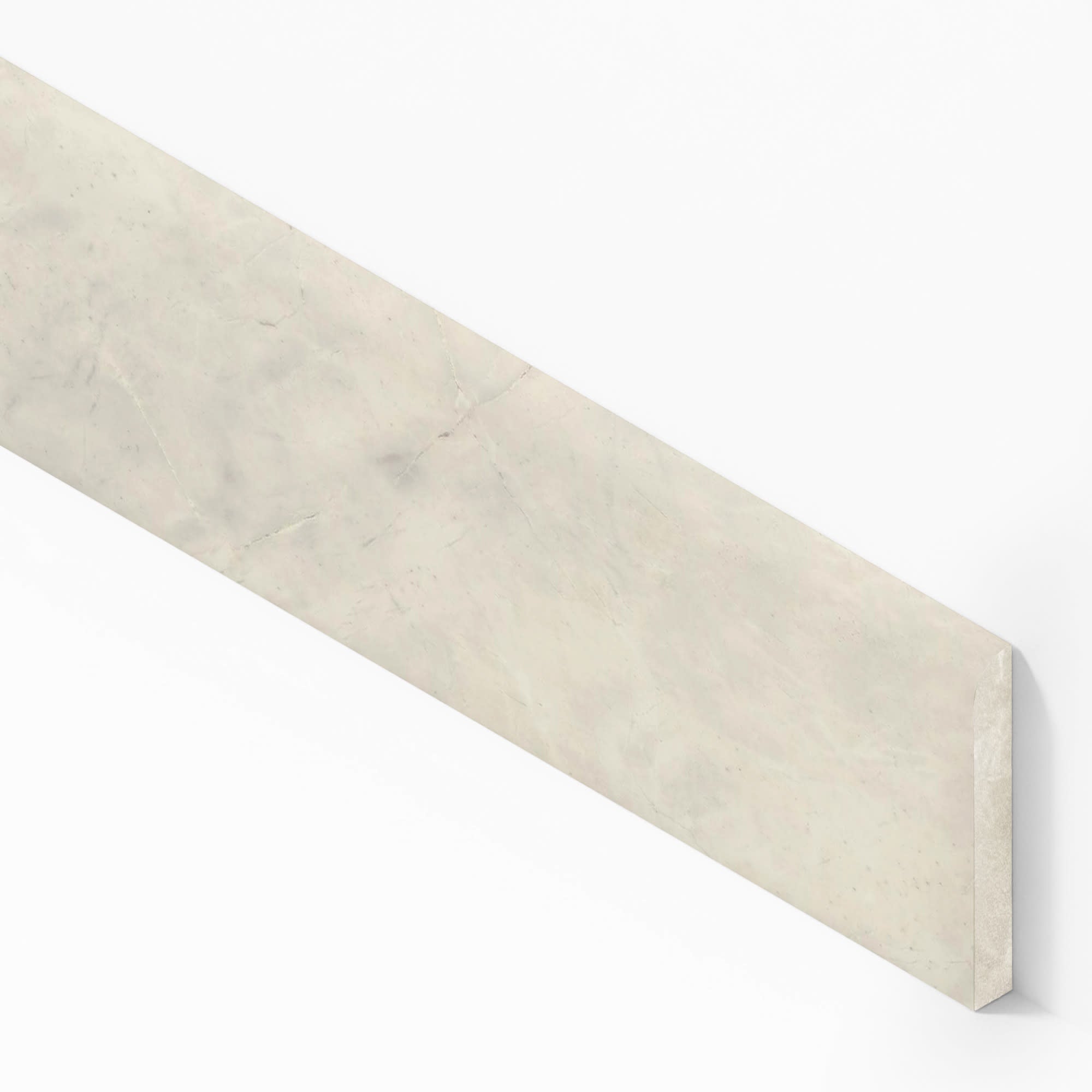 Plinthe carrelage effet Marbre Gris Luna 120x7,2 cm Brillant Montira