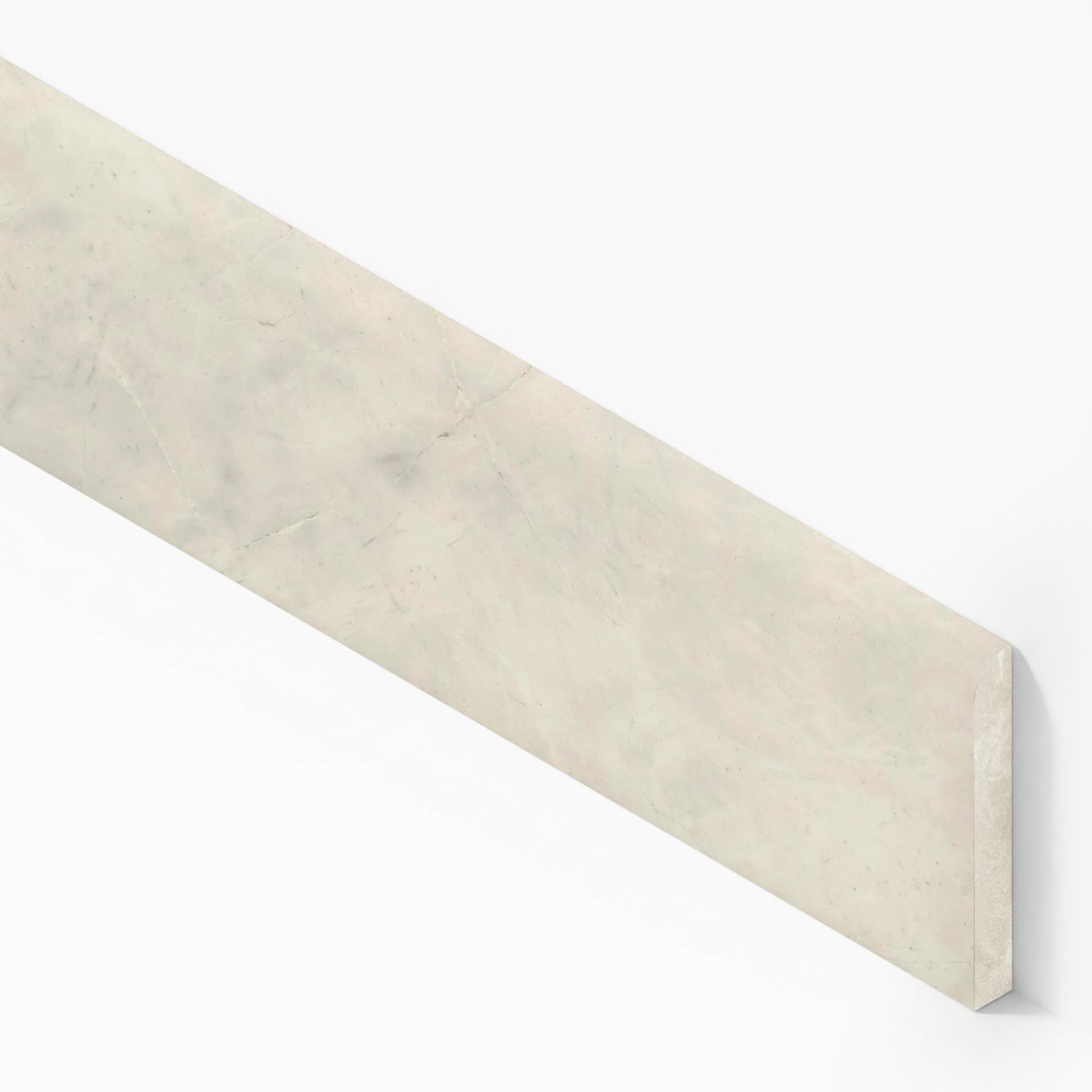 Plinthe carrelage effet Marbre Gris Luna 150x7,2 cm Brillant Montira