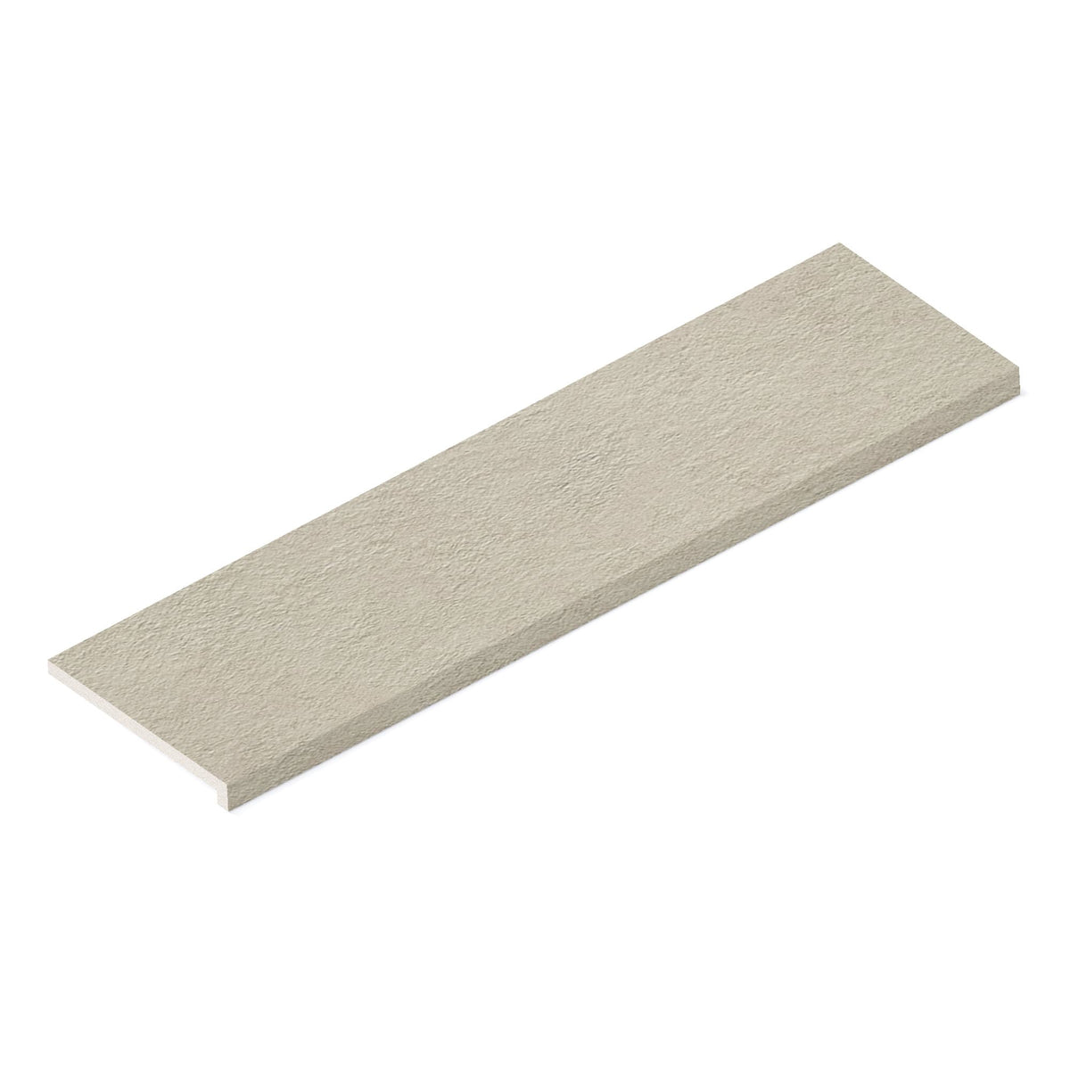 Margelle de piscine effet Béton Gris Ciment 120x33x2 cm Bord Droit avec retombée Talvoro