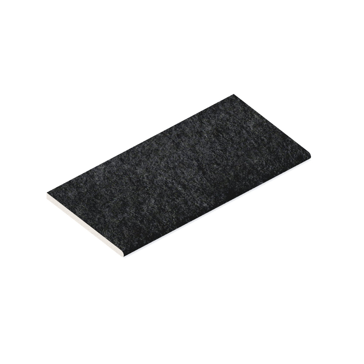 Margelle de piscine effet Pierre Quartzite Gris Dark 60x30x2 cm Bord 1/2 Rond Teravio