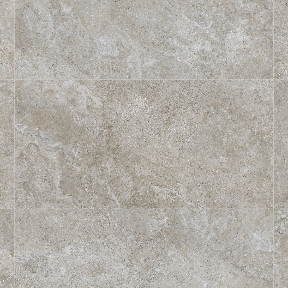 Carrelage effet Travertin Gris Marron 120x60x0,9 cm In&Out Castorel - Sol et mur intérieur et Sol extérieur