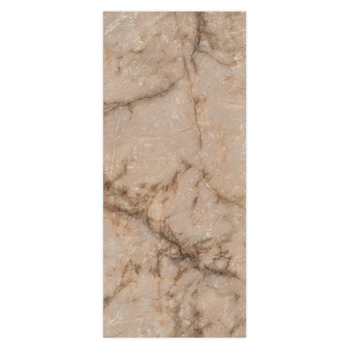 Carrelage effet Marbre Rose Sand 278x120x0,6 cm Brillant Sorvella - Mur intérieur