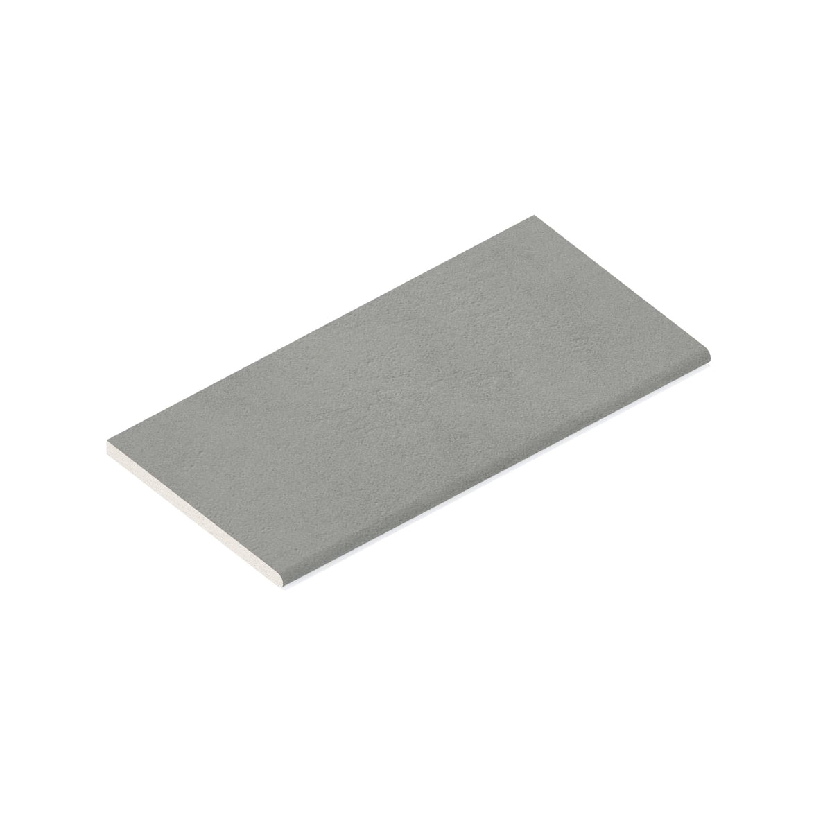 Margelle de piscine effet Béton Gris Cendré 60x30x2 cm Bord 1/2 Rond Montera