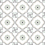 Carrelage effet Carreau ciment Sorinel Beige 12,3x12,3x0,87 cm Tanerio - Sol et mur intérieur