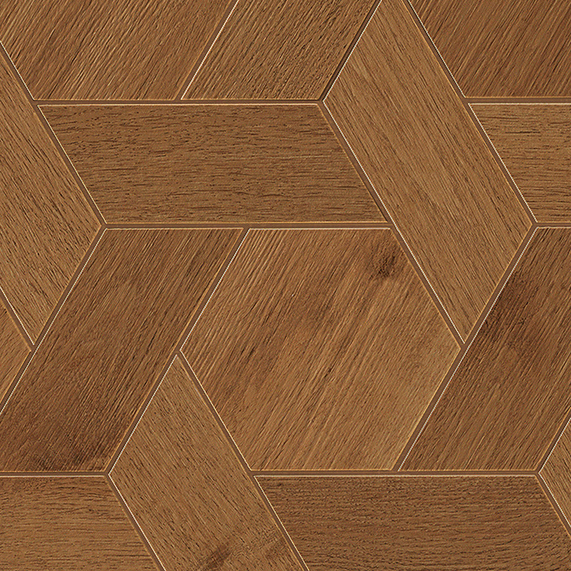 Carrelage effet Parquet Bois Chêne Cognac Mix 40x34,6x0,95 cm Mat Lorenta - Sol et mur intérieur