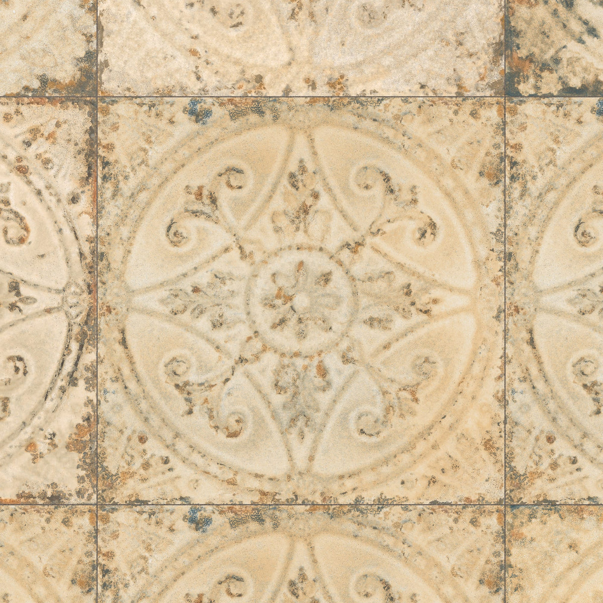 Carrelage Vintage Beige 33x33x0,95 cm Sabratha - Sol et mur intérieur