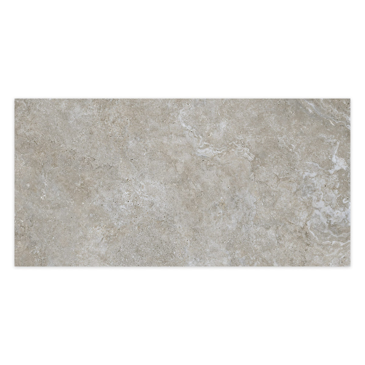 Carrelage effet Travertin Gris Marron 151x75,5x0,9 cm In&Out Castorel - Sol et mur intérieur et Sol extérieur