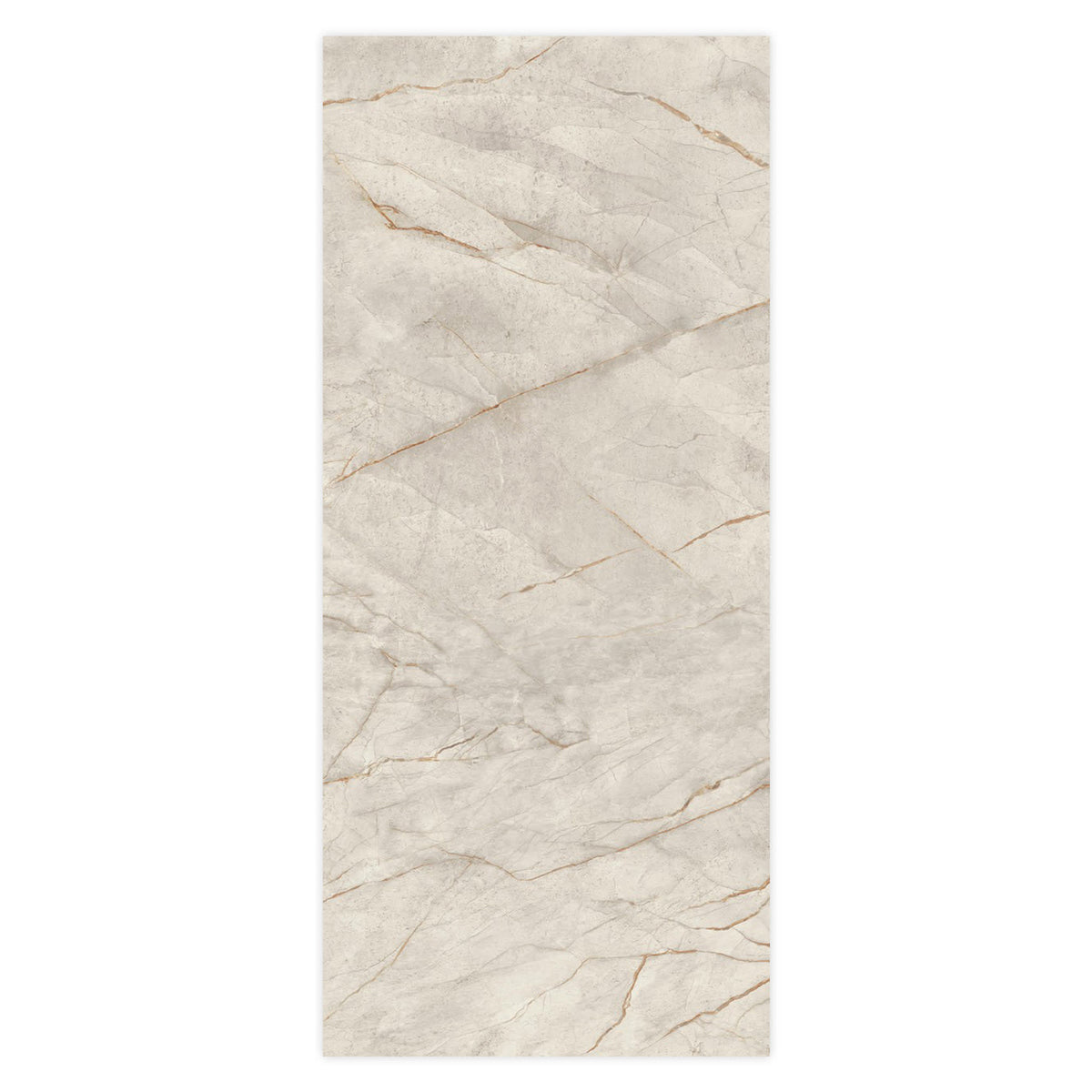 Carrelage effet Marbre Blanc Himalaya 278x120x0,6 cm Brillant Sorvella - Mur intérieur