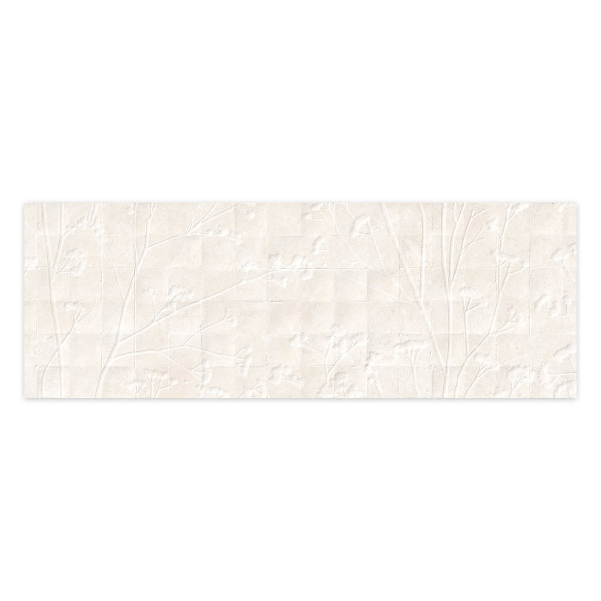 Carrelage effet Béton 3D Beige Nuage Flor 100x33,3x0,98 cm Montelis - Mur intérieur