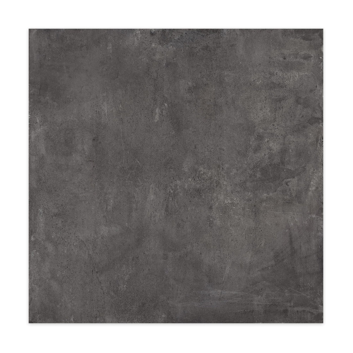 Carrelage effet Béton Gris Anthracite 90x90x0,9 cm Valmior - Sol et mur intérieur