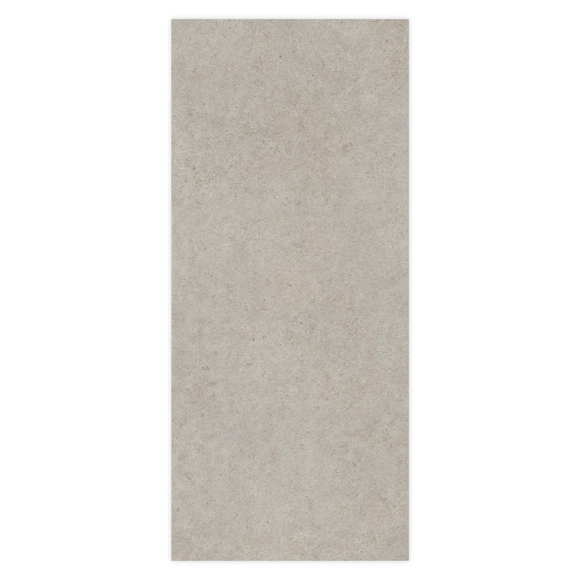 Carrelage effet Pierre Calcaire Gris Galet 278x120x0,6 cm Mat Domella - Mur intérieur